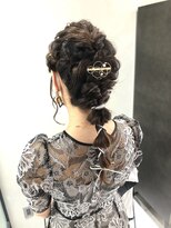 フェリア 松山(Feria)&nbsp;【Feria松山】お洒落なリボン巻き×たまねぎヘア-相原愛梨-