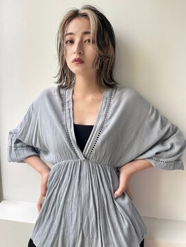 ゲーム 吉祥寺店(GAME) インナーカラー/ダブルカラー/ミルクティーベージュ/ボブ