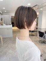 グラフ 蔵前(GRAFF)&nbsp;【ミニボブ】マッドブラウンぱっつん前髪【蔵前】