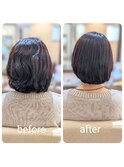 30代40代大人可愛い★小顔ボブ