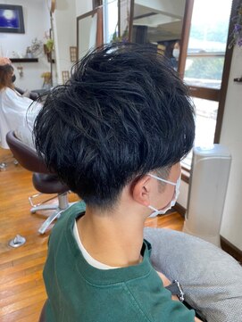 美容室 メザミー MESAMIES 20代30代40代ナチュラル束感ショート爽やかツーブロックマッシュ