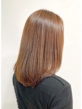 ハートボックス 四谷店(Heart box) 大人の艶髪ミディアムレイヤースタイル艶感重視