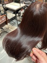 アディクト 東陽町西口(addict)&nbsp;髪質改善カラー＿ミルクティーブラウン＿セミロング［東陽町］