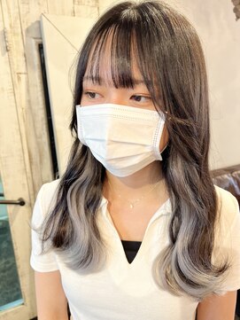 トロニー(TLONY) インナーカラー　インナーホワイト　stylist/miaki