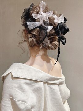 フェブ(fev) #fev_momo ヘアアレンジ