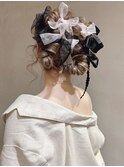 #fev_momo ヘアアレンジ