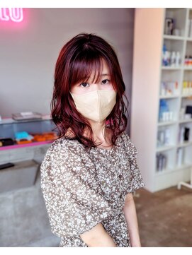 アンゼロ(UNZELO) ブリーチ無しカラー☆ローズブラウン