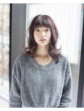 アフロディーテ 銀座(APHRODITE GINZA) 黒髪/グレーベージュ/レイヤーロング/前髪パーマ/銀座