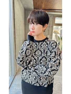 ハルキミナト ジャパン トウキョウ(HARUKI MINATO japan TOKYO) 20代30代40代/アッシュブラック/黒髪/くびれショート/表参道