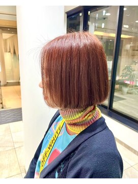 ザザ 高田馬場(ZA/ZA) ツヤ感カラーボブ