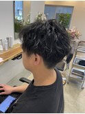 ニュアンスパーマ/韓国マッシュ/スパイキーショート/守谷