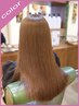 《ブリーチなしで季節に合わせたカラー♪》艶カラー+トリートメント