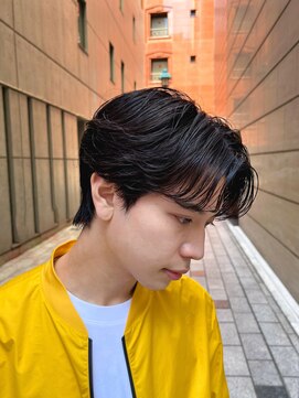 ガーデン 銀座(GARDEN) 艶センターパートニュアンスパーマカルマパーマダークアッシュ