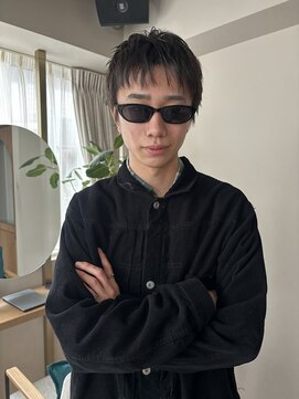 ウェルク(welc) メンズカット　波巻き　ツイスパ　韓国風　センターパート