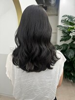 ナンバー リコ 名駅 ジャム 名古屋(N° rico JAM)&nbsp;ブルージュ　ニュアンスパーマ　ミディアムロング