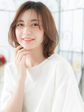 トレースバイエイト 浦和(trace by 8) 浦和/髪質改善/くすみベージュ×レイヤーボブ♪d