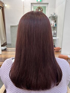 ファルベ(Farbe) 髪質改善/ワンカール/レイヤーカット/ピンクブラウン