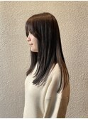 ブルーアッシュグレー　ロングヘア