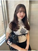 くすみベージュ×姫カットレイヤー×韓国風巻き【ayana】