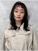 ショートバングレイヤー