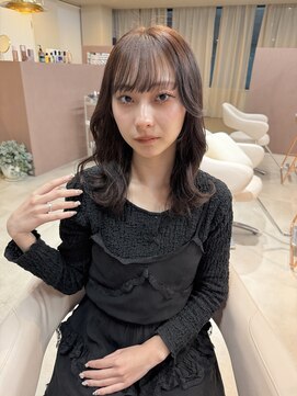 カルパ(calpa) ココアブラウン × レイヤーカット