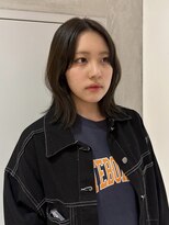 ヨーク(YOKE)&nbsp;【YOKE】ダブルカラーオリーブブラウングレージュ顔周りカット