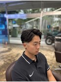 フェザーショートテーパーフェード