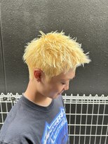 レム 長野(REM)&nbsp;金髪スパイキーショート　杉田