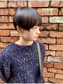 刈り上げショート×マッシュ