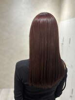 ベルダ 高槻(BELDAD)&nbsp;髪質改善ストレート　ピンクベージュ