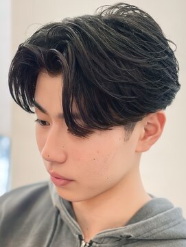 バース バイ ハピネス(BIRTH by happiness) 奈良men's 緩めフェザーパーマフェザーショート