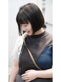 大人ボブ/暗めカラー/ナチュラルブラウンボブ/ボブ/ミニボブ
