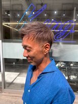 メンズサロン キング 心斎橋店(Men’s salon K!ng) ホワイトメッシュ/ツイスト/ツイスパ/パーマ/メンズ/眉毛/心斎橋