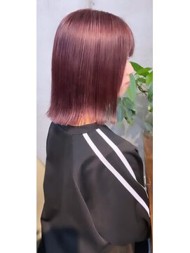 ジーナ 福岡千早(Zina) 切りっぱなし&外はね