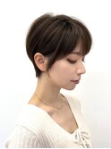  &nbsp;白髪染め/白髪ぼかしハイライト/ヘッドスパショートスタイル/