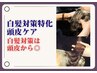 《平日限定☆30代～の若見え美髪ケア》白髪対策特化☆頭皮ケア￥27500→19800