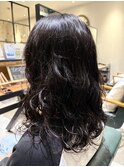 パーマスタイル/30代/大橋