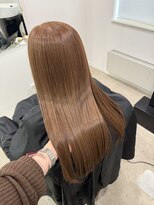 ミニムム バイ ヘアサロンリリ(minimum by hairsalon Re:li)&nbsp;ブリーチなしミルクティーベージュカラー
