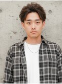 アップバング/ツーブロック
