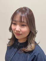 スーリール 久留米花畑店(Sourire)&nbsp;20代30代40代レイヤーカット韓国カラー大人ガーリーインナー◎◎