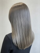 ディーヴァヘアーエズ(DIVA hair Eze)&nbsp;うる艶髪質改善カラー×美髪ストレート◎オリーブグレージュ
