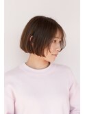 切りっぱなしで可愛いボブ◎高松