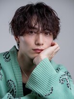 オーシャントーキョーオーバー 渋谷(OCEAN TOKYO OVER)&nbsp;韓国ヘアニュアンスコンマバングセンターパートフェザーパーマ