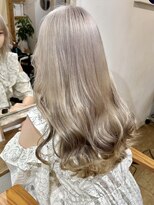 ミモザワークス ヘアアレンジ ミルクティベージュ 2ブリーチ