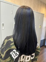 テーラヘアー 幕張本郷店(TELA HAIR)&nbsp;青紫で透明感のあるハイライト