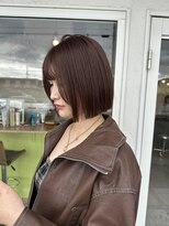 ソーイ(sowi)&nbsp;【sowi 鳥羽】柔らかいベージュブラウン×タッセルボブ
