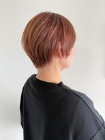 オーシー 新保店(O'sea) short bob×coral orange◎