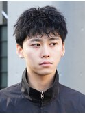 渋谷緩めアクティブショートルーズショートパーマツイストパーマ