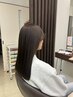 【平日限定】縮毛矯正+カット+トリートメント(ケアプロ無料)¥14355