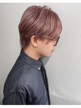 エル セルカ 高田馬場(el CERCA) ピンクベージュ×メンズマッシュ